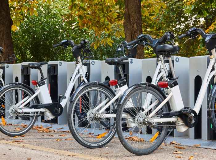 E bikes are popular in Japan
