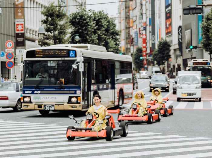 Enjoy street go-karting in Tokyo 