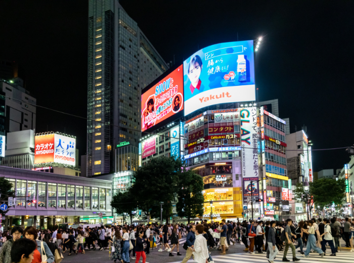 Shibuya, Tokyo at night