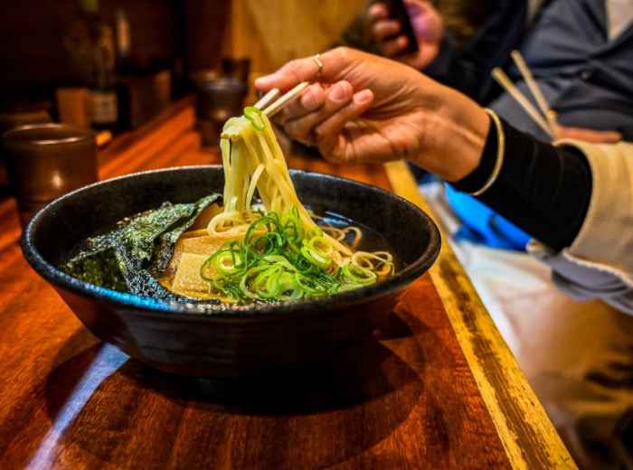 A hearty warm bowl of ramen