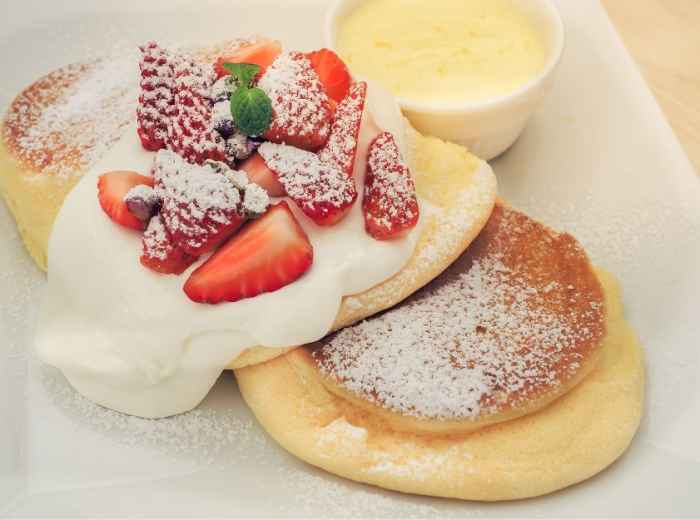 A Happy Pancake is a popular restaurant chain in Japan