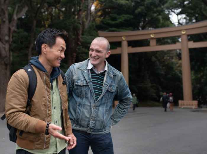 The Meiji Shrine, located in Shibuya, Tokyo