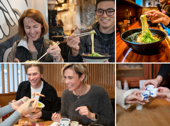 Lunchtime is an essential part of our private half-day 