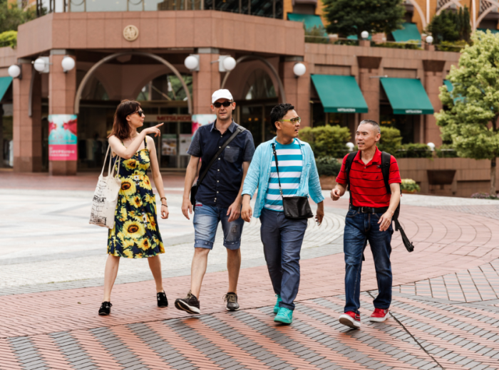 Walking allows you to see interesting places along the 