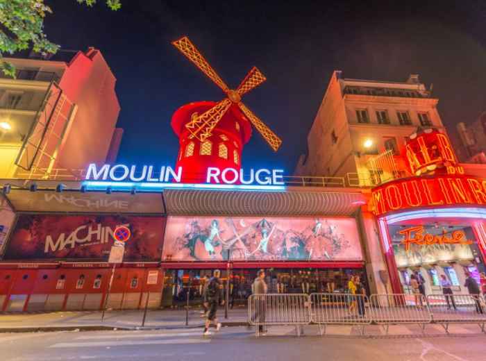 Moulin Rouge, the world's most famous cabaret show