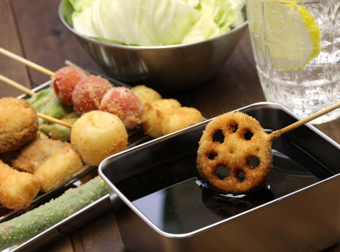 Traditional Japanese Kushikatsu