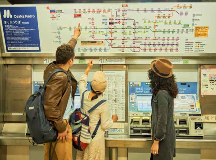 When you visit Osaka there are many transport options