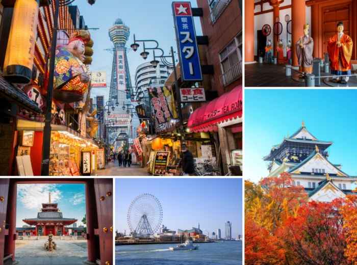 The best attractions in Osaka