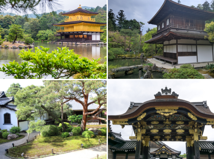 UNESCO World Heritage Sites scattered across Kyoto