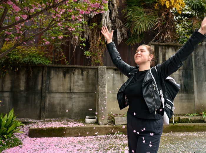 Cherry blossom season is a cultural event 