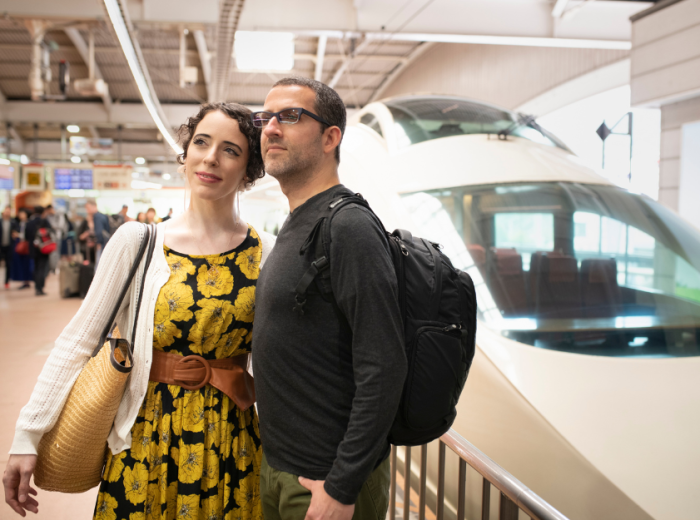 Bullet train from Tokyo