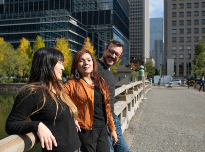 Enjoying the city of Tokyo with a local