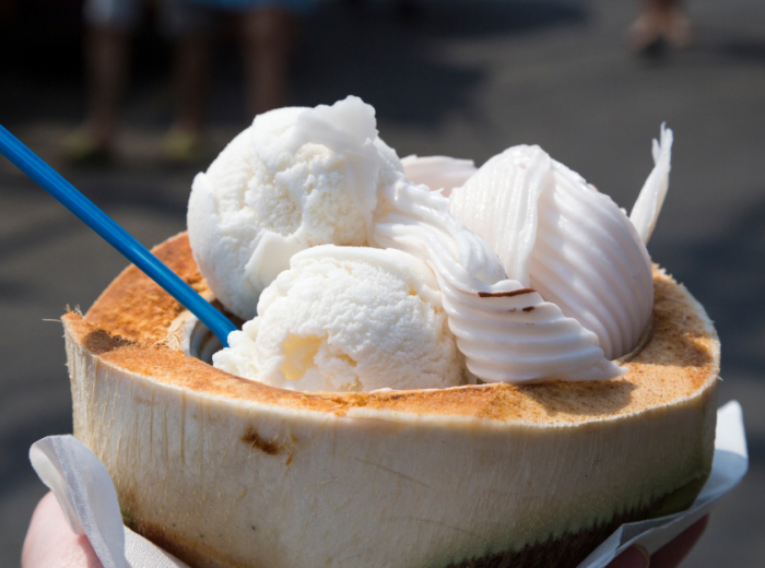 Sweet treat at Saleethip, a cozy dessert café