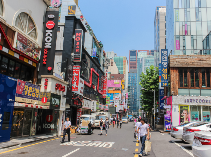 Explore and shop in the vibrant district Hongdae
