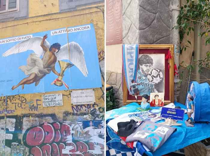 Admire the Mount Vesuvius and sea views