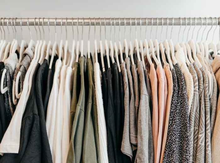 Clothes on a Rack