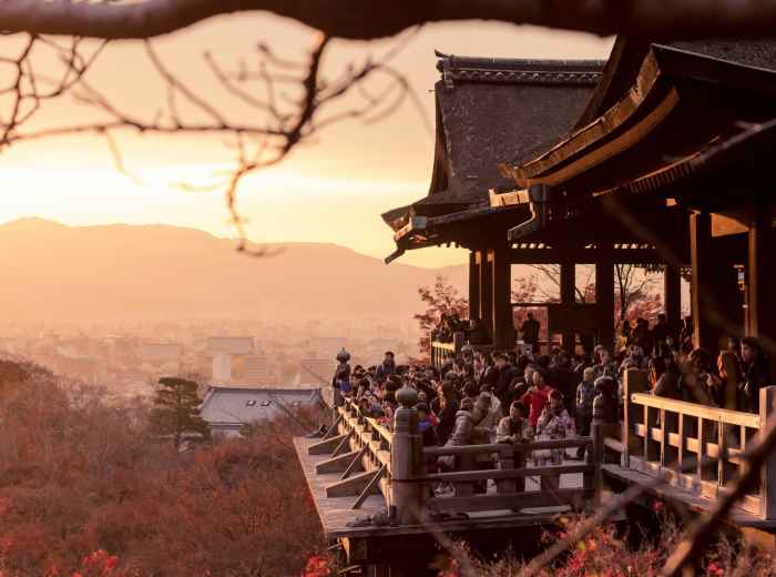 Sunset view over Kyoto showing traditional and modern elements in harmonious coexistence Photo by Match Sùmàyà on Unsplash