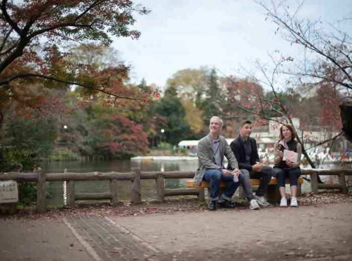 Pink blossoms in Ueno Park, Tokyo