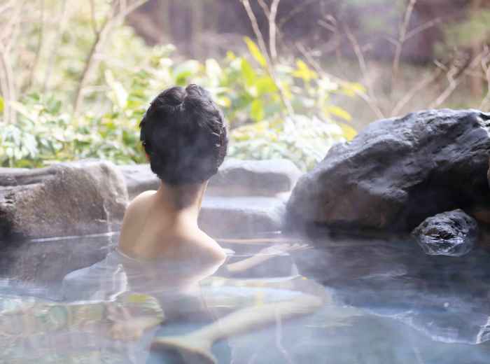 Traditional bath in Japan