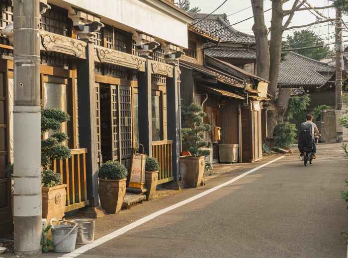 Exploring different neighborhoods in Tokyo