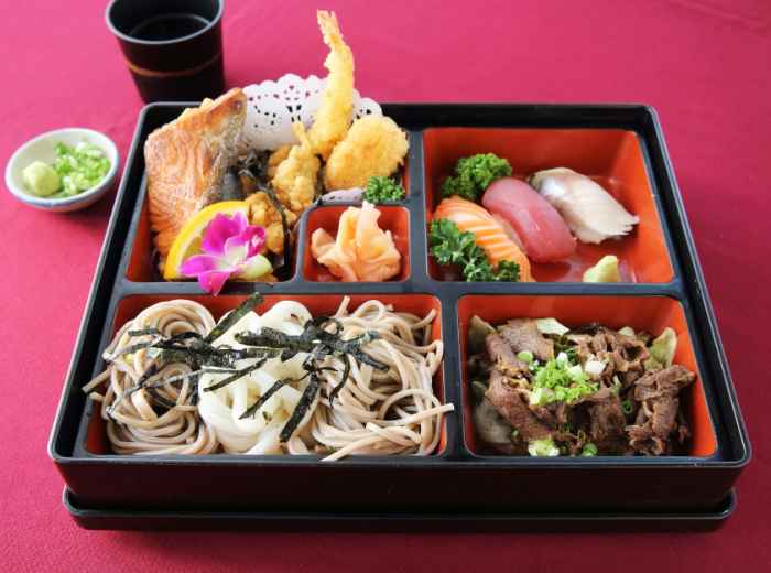 Bento box lunch