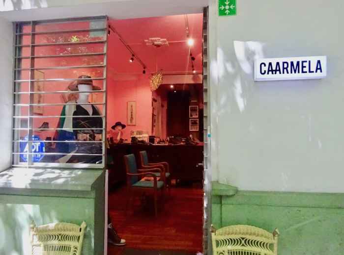 Small independent boutique in Colonia Roma