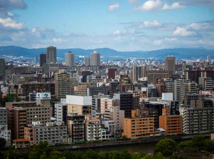 Panoramic view of Osaka city from the Umeda Sky Building observation deck Photo by Samuel Seelig on pexels