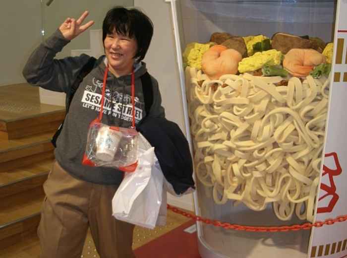 Interactive exhibit at the Instant Ramen Museum Mr.ちゅらさん Creative Commons Attribution-Share Alike 4.0