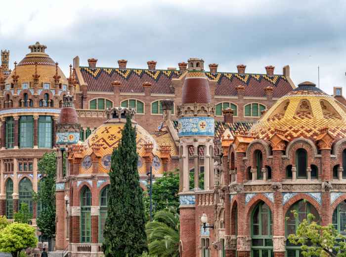Sant Pau with beautiful mosaic