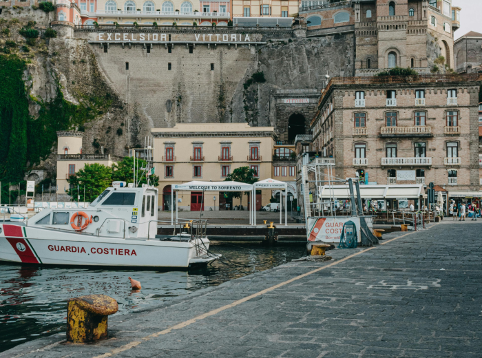 Quiet Sorrento harbor