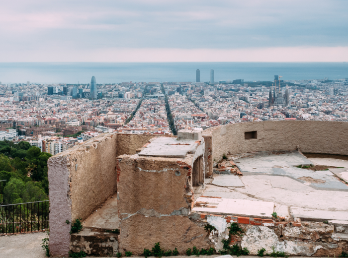 A panoramic view of Barcelona from Bunkers del Carmel