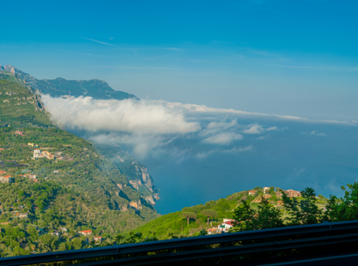 A view of Sorrento from the Monte Faito hiking trail