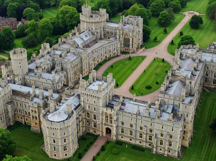 Windsor Castle aerial view