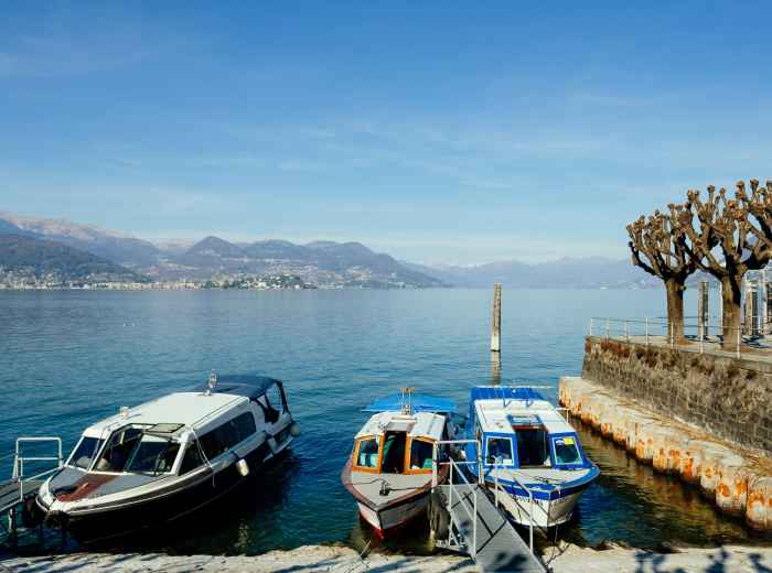 ferries to Bellagio. Instead, take a water taxi to Torno