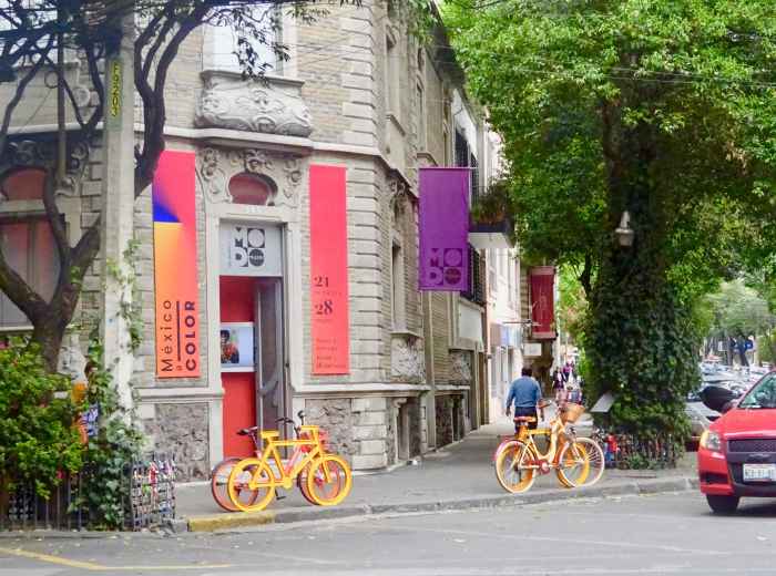 Eccentric exterior of the MODO museum