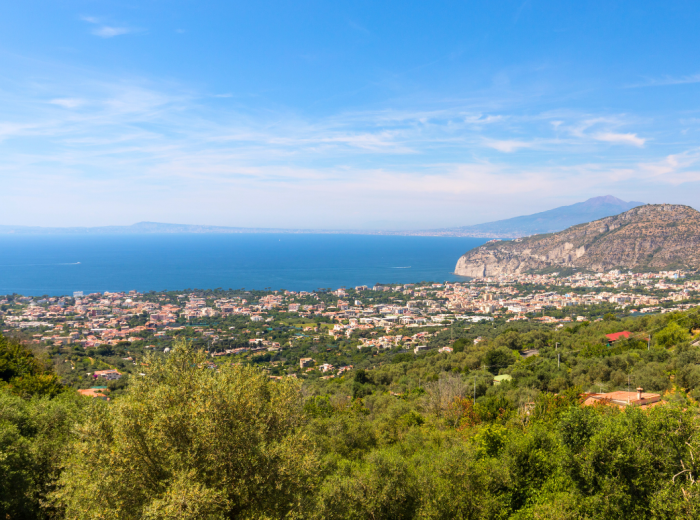 Panoramic view from Sant’Agata sui Due Golfi belvedere