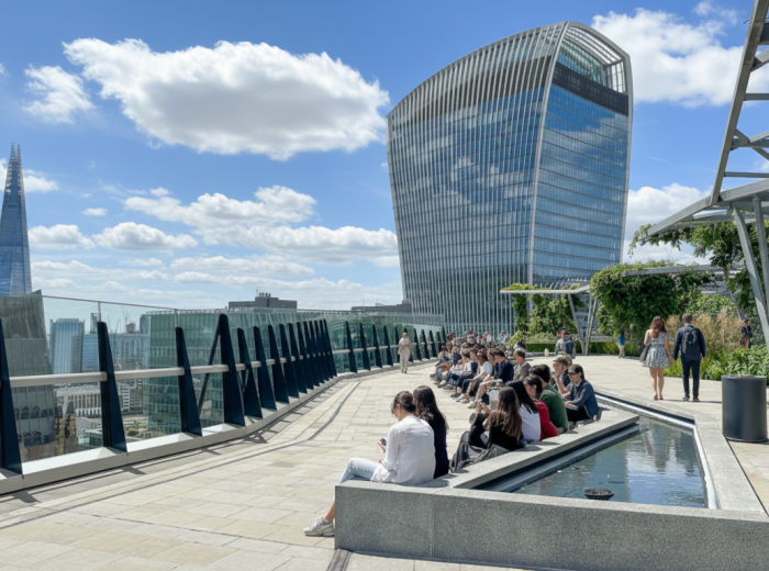 View from The Garden at 120 roof top