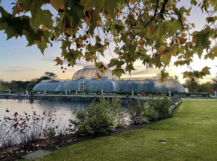 Kew Gardens Greenhouse in Autumn