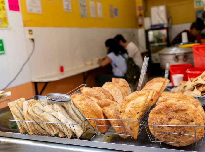 Quesadillas, flautas and gorditas