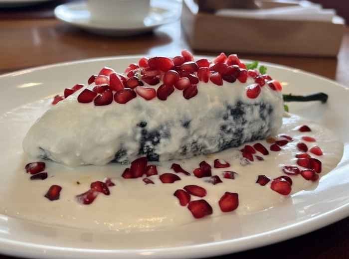 Chile en Nogada from El Cardenal