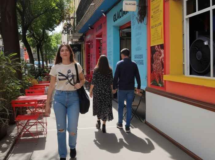 Sidewalk in San Rafael