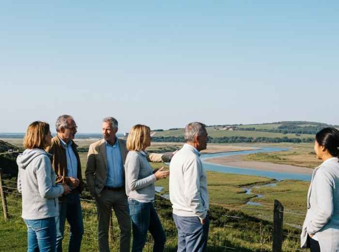 Cuckmere Valley towards the sea