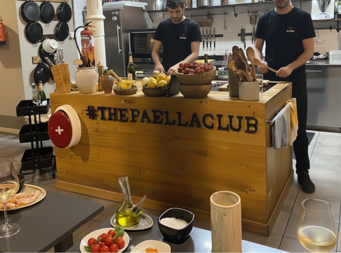 The Paella Club Cooking School with demonstrations and fresh ingredients