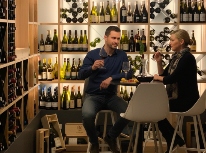 Intimate wine tasting in the Il Buco wine cellar 