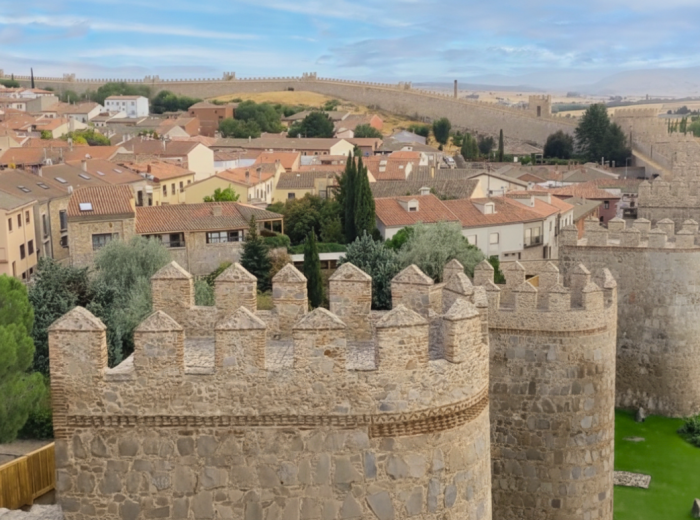 The historic city walls of Ávila, a UNESCO World Heritage site