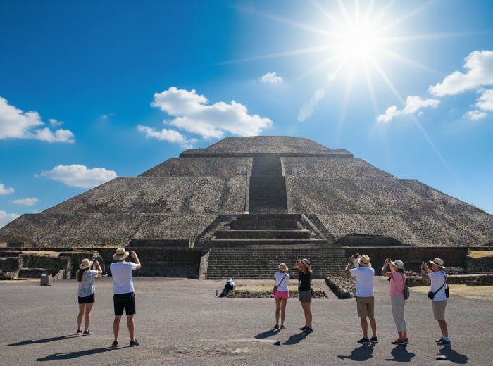Morning light on Teotihuacan Pyramid of the Sun