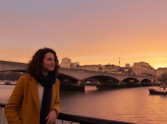 sunset from Waterloo Bridge