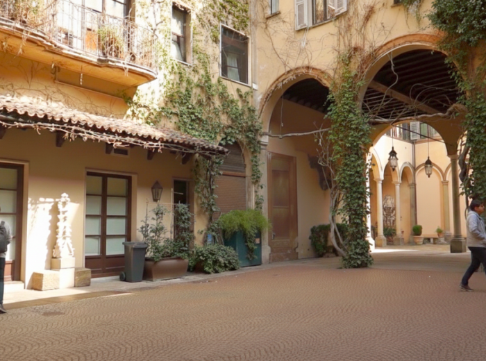 Casa degli Atellani’s peaceful courtyard and tranquil mornings