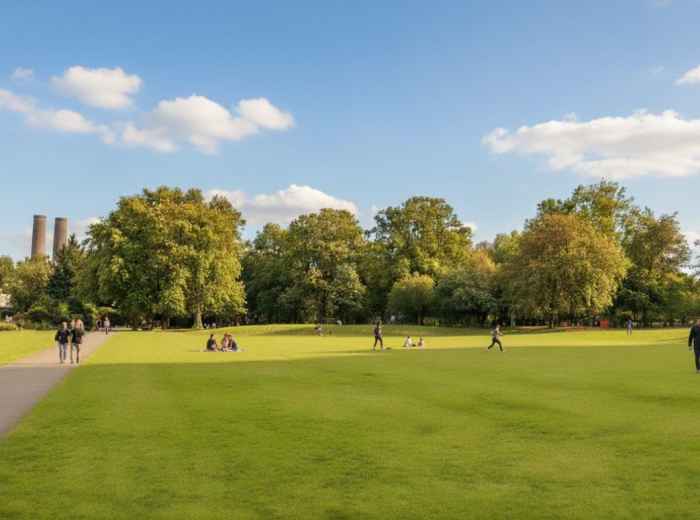 Greenwich Park in the summer