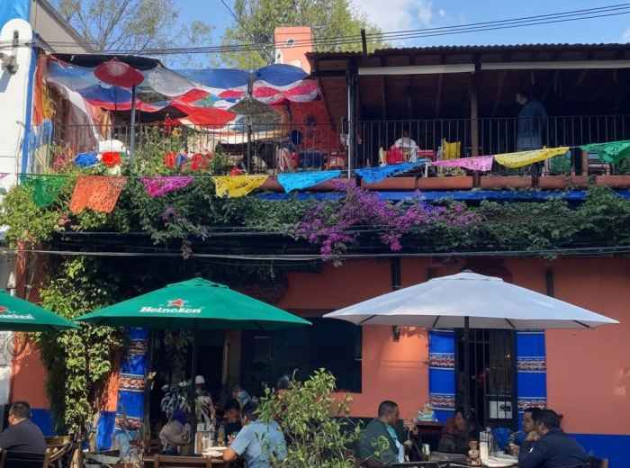 Colonial architecture in Coyoacán
